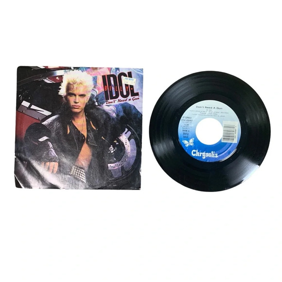 Vintage Billy Idol- Don’t Need a Gun 7” Single Vinyl - Picture 6 of 12